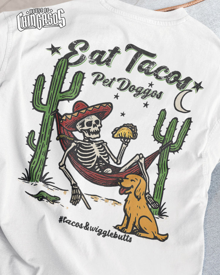 Eat Tacos Pet Doggos El Bandito T-Shirt