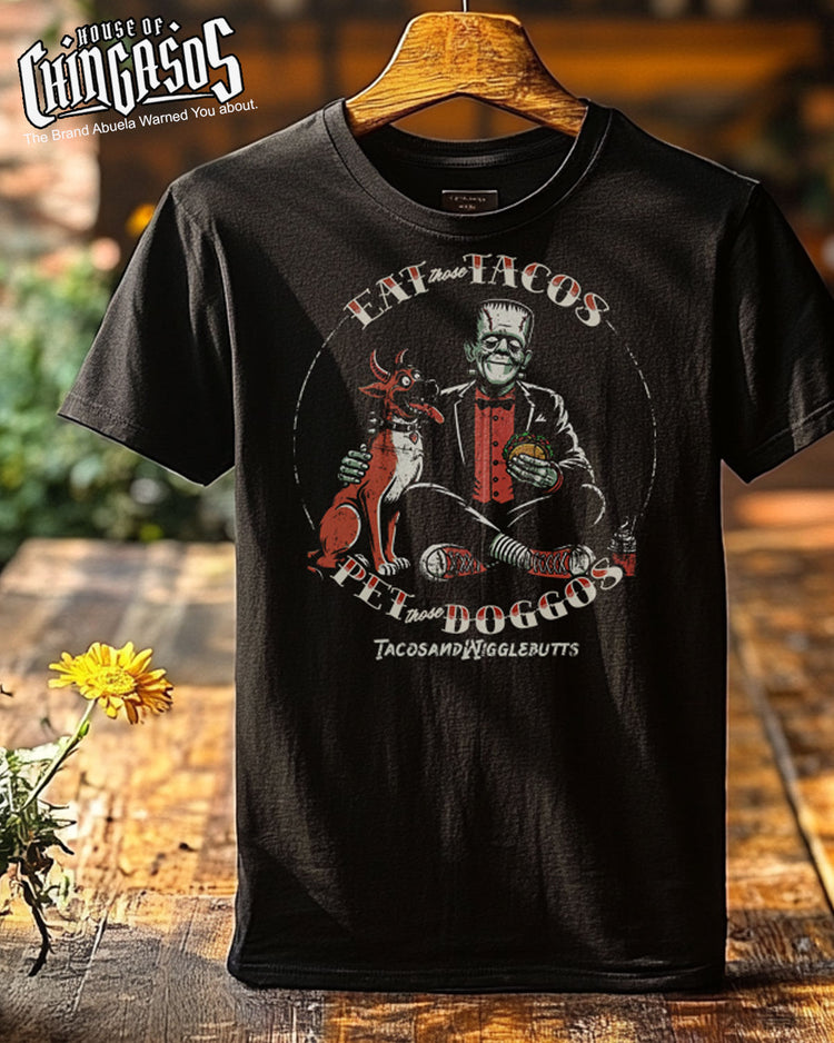 Eat Those Tacos Pet Those Doggos Frank & Pal T-Shirt