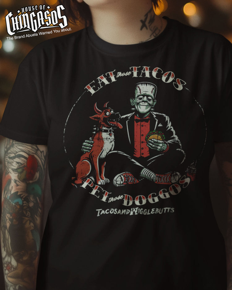 Eat Those Tacos Pet Those Doggos Frank & Pal T-Shirt