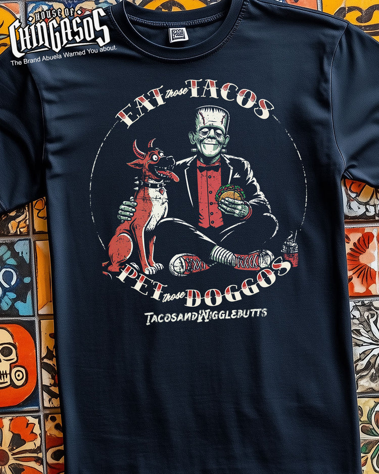 Eat Those Tacos Pet Those Doggos Frank & Pal T-Shirt