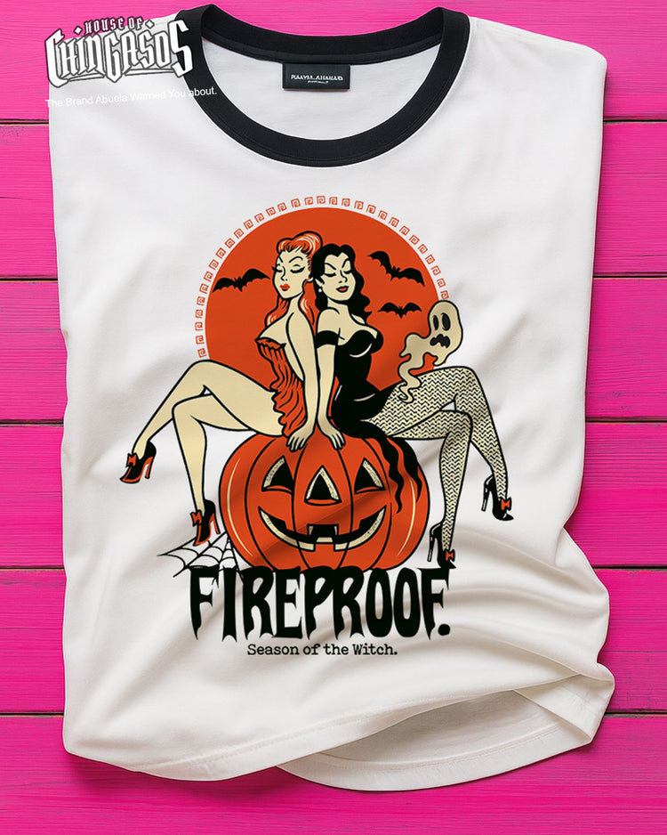 Fireproof - Halloween Witches Ringer Tee