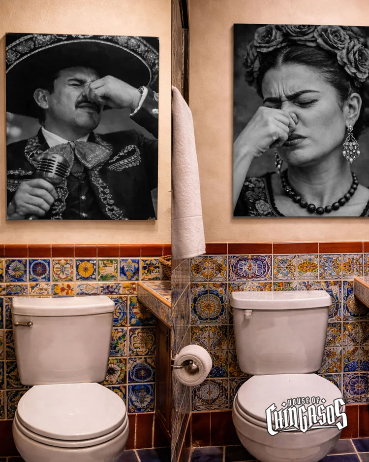 El Mariachi Guacala Bathroom Art- True Canvas 16"*20"