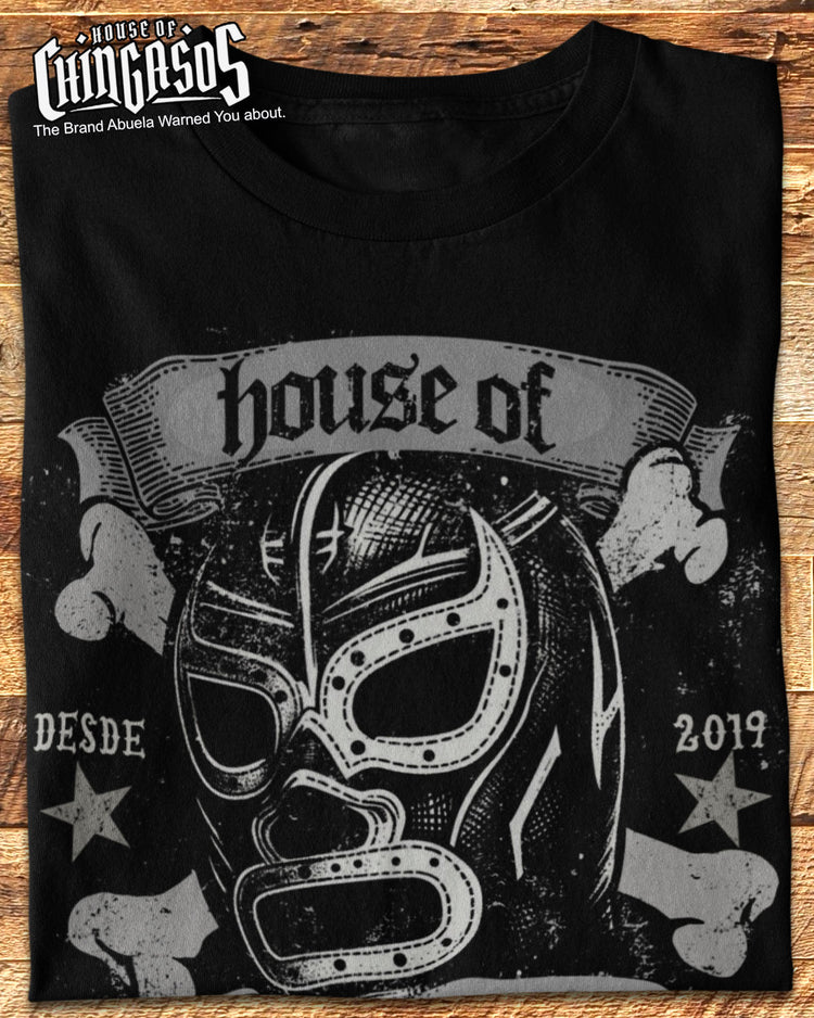 House Of Chingasos™ Luchador El Jefe T-Shirt