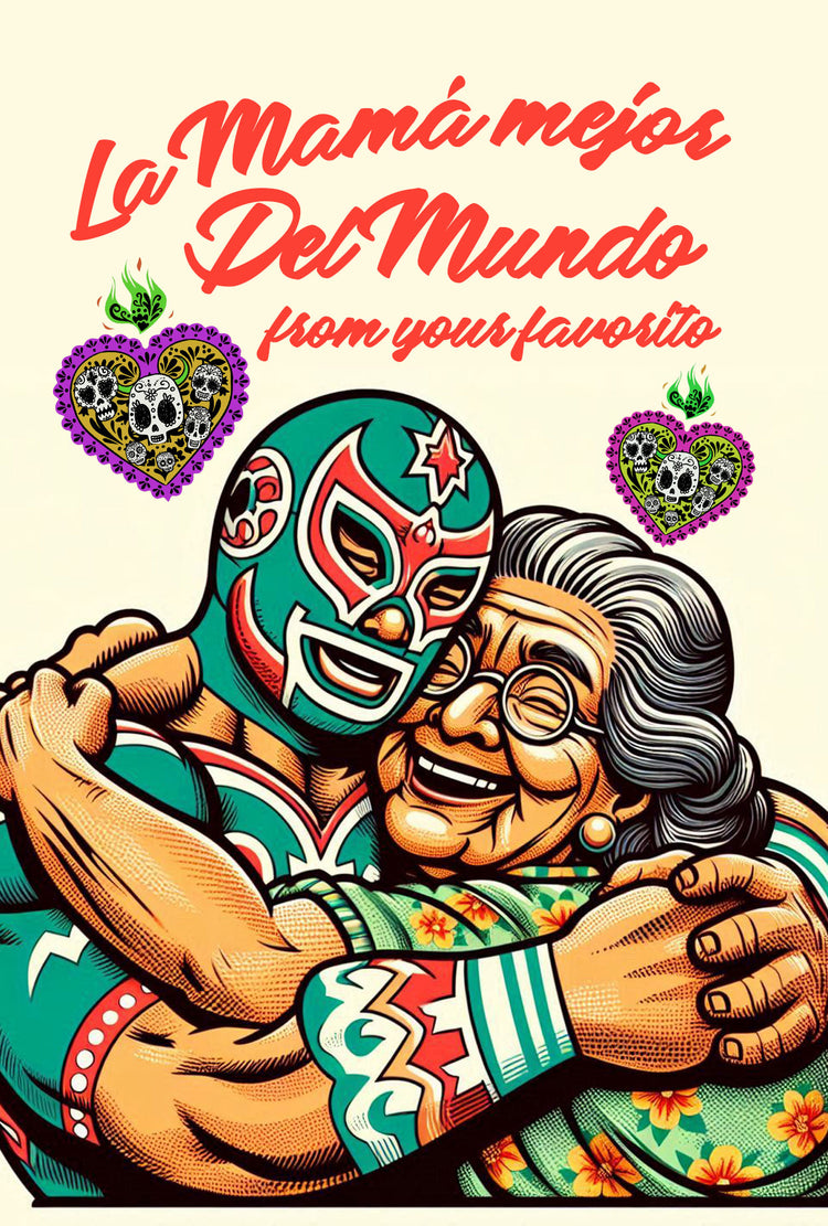 La Mama Mejor Del Mundo Greeting card