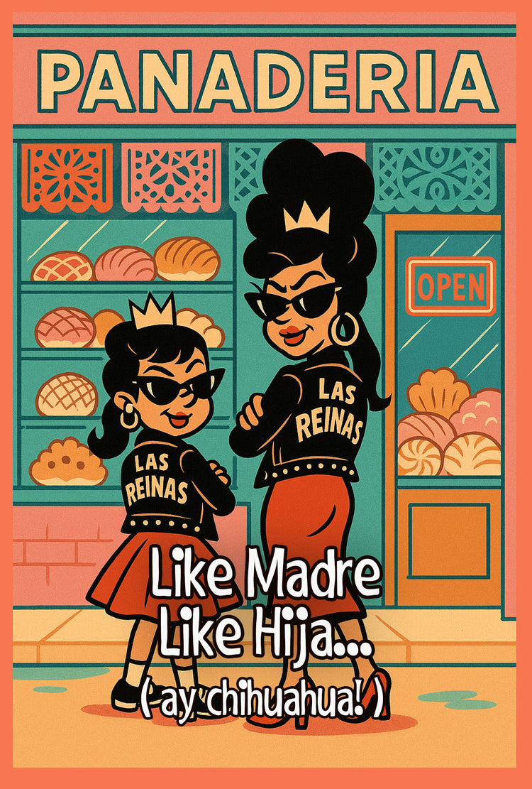 Madre & Hija Las Reinas Mother's Day Card