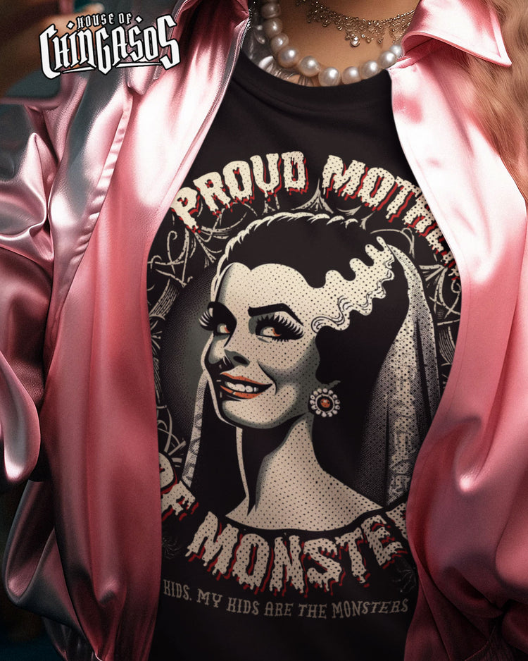 Proud Mother Of Monsters Old School Mm T-Shirt