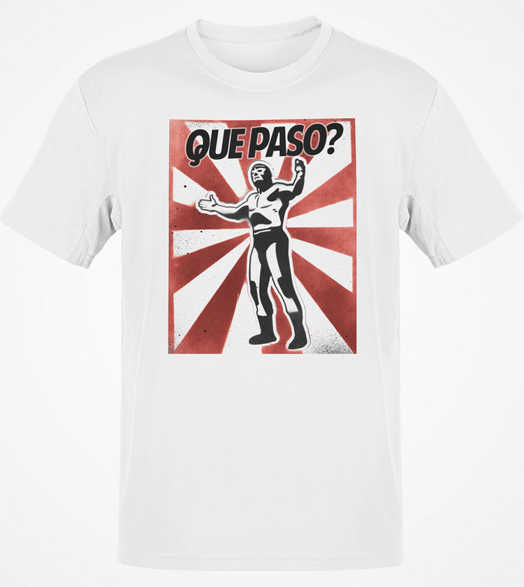 Deluxe Que Paso? Old School Luchador T-shirt