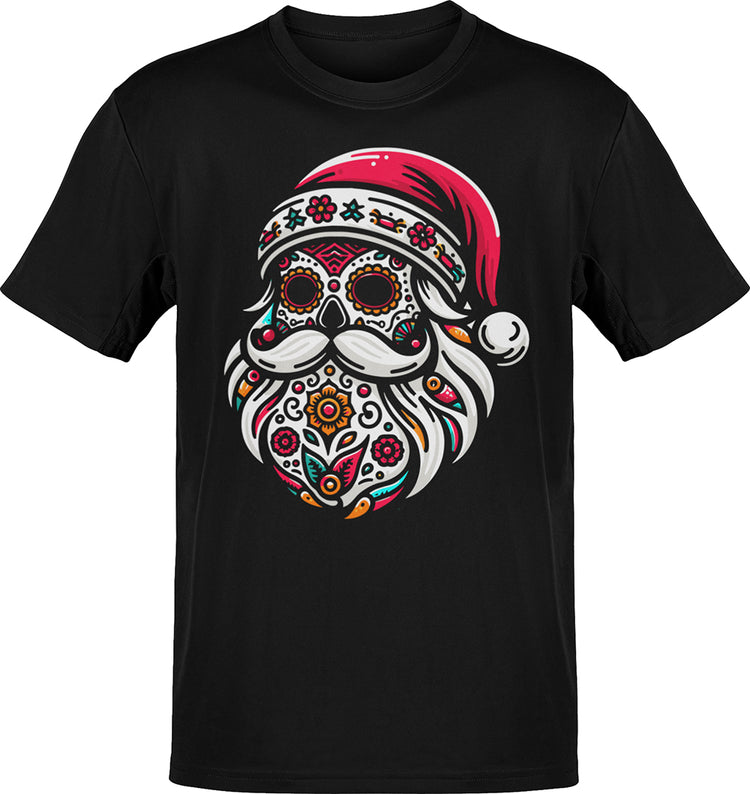Santa Mexico Calavera Christmas Unisex T-Shirt