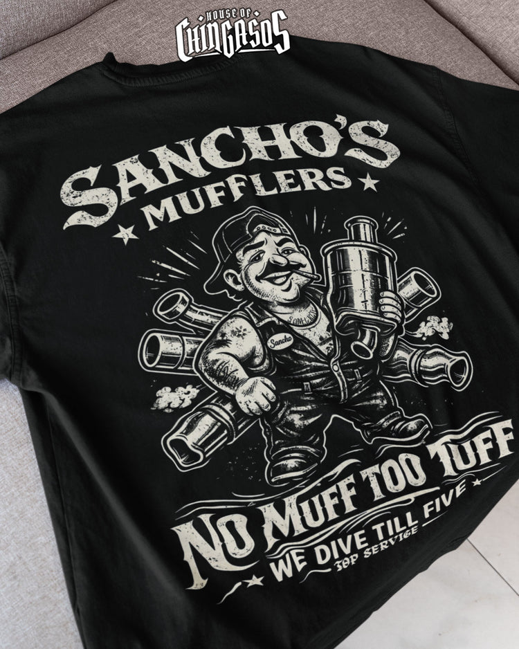 Sancho's Muffler Vintage Greaser T-Shirt