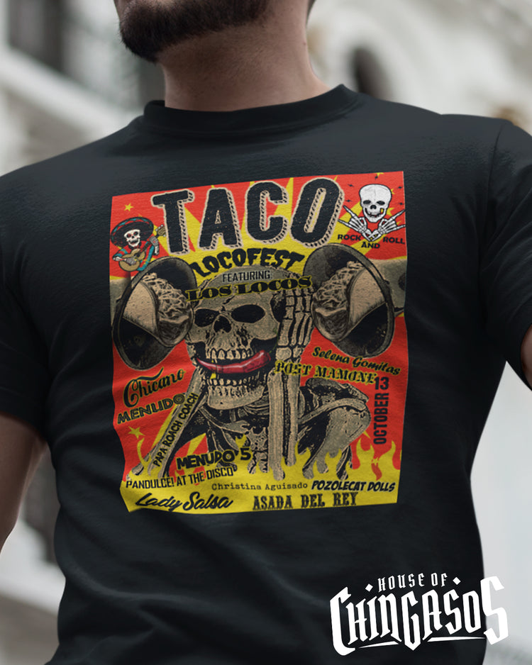 Premium 2023 Taco Fest Concert Tee (Front Print )