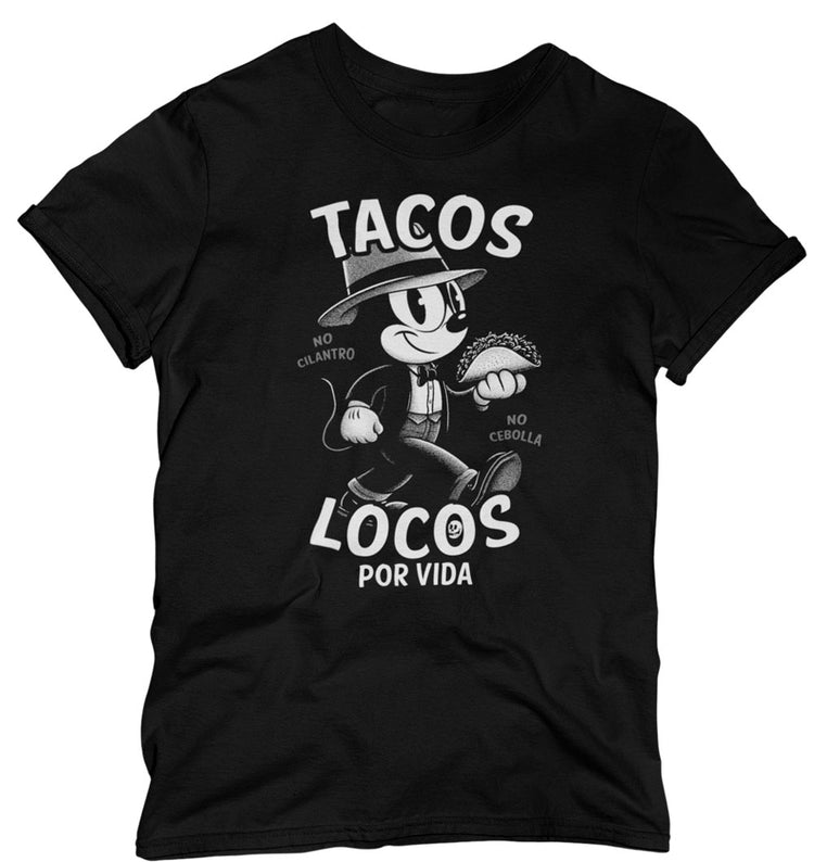 Tacos Locos Old School Tee