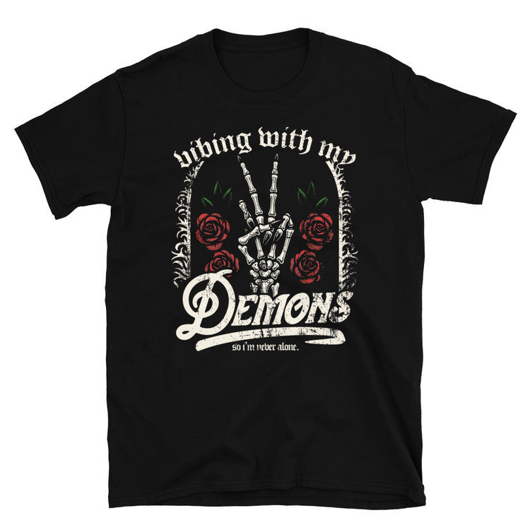 Vibing With My Demons Gothico Cotton Tee