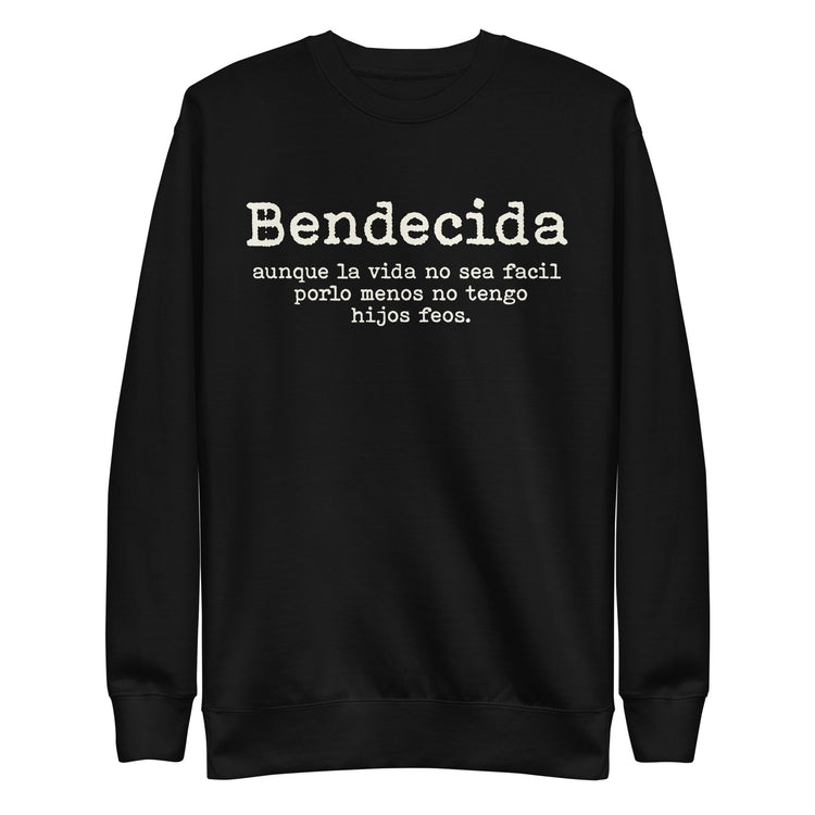 Premium Heritage Cotton Bendecida Madre Sweatshirt (Printed)