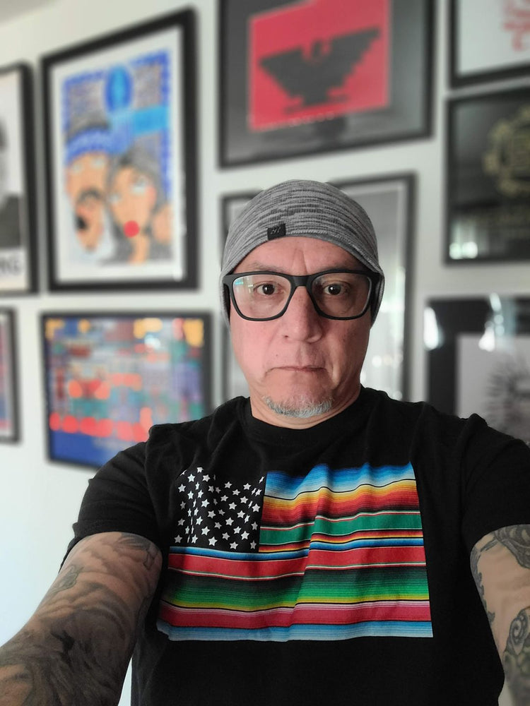 Premium Zarape Bandera Cross Cultura OG Tee