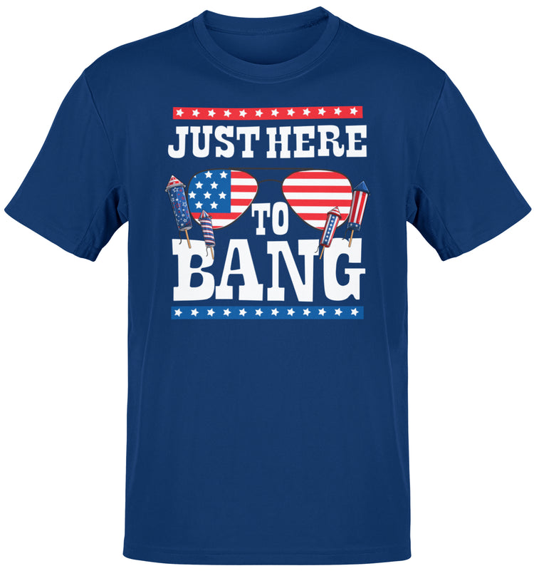 Premium Just Here To Bang 4th of July T-shirt