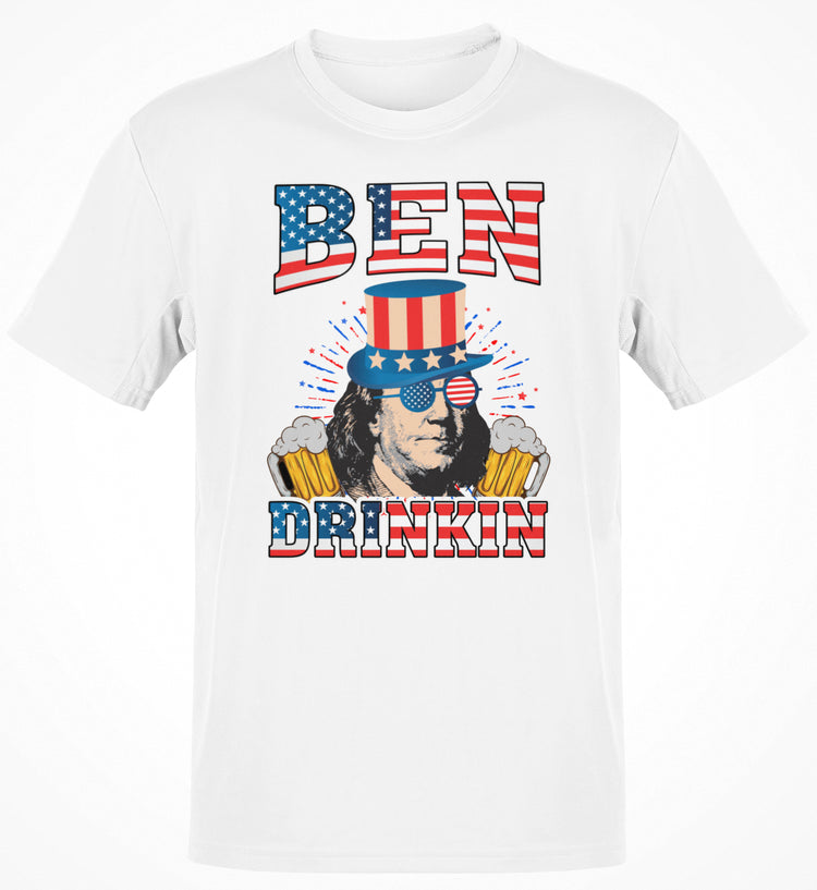 Premium Ben Drinking 4th Of July T-shirt