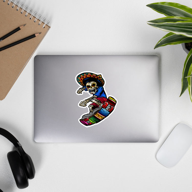 El Mariachi Calacas Bubble-free stickers
