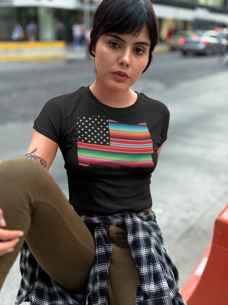 Cross-Culture OG Flag Chingon Ladies T-Shirt