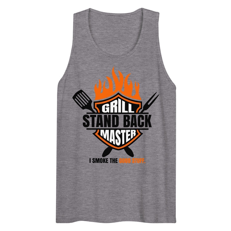 Premium Heritage Men’s Grill Master I Smoke The Good Stuff tank top