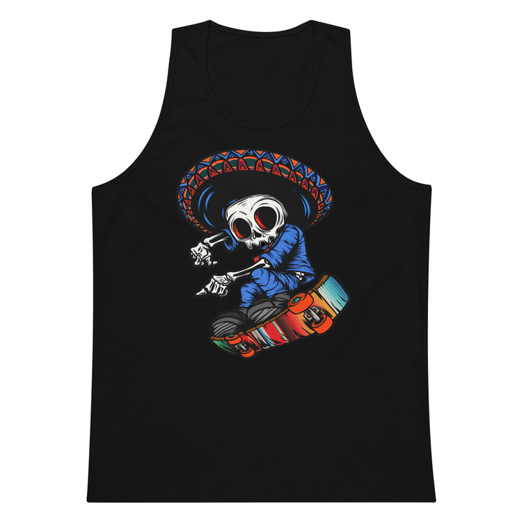 Deluxe Heritage Órale Calavera Calavera Skate Tank Top
