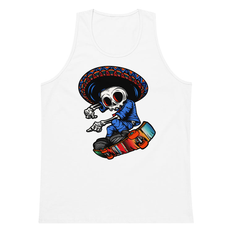 Deluxe Heritage Órale Calavera Calavera Skate Tank Top