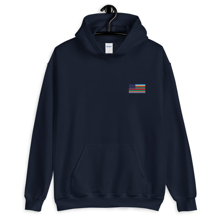 Unisex Cross-Cultura Orgullo Classic Hoodie (Front & Back Print)