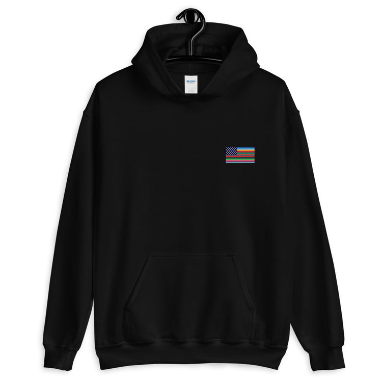 Unisex Cross-Cultura Orgullo Classic Hoodie (Front & Back Print)