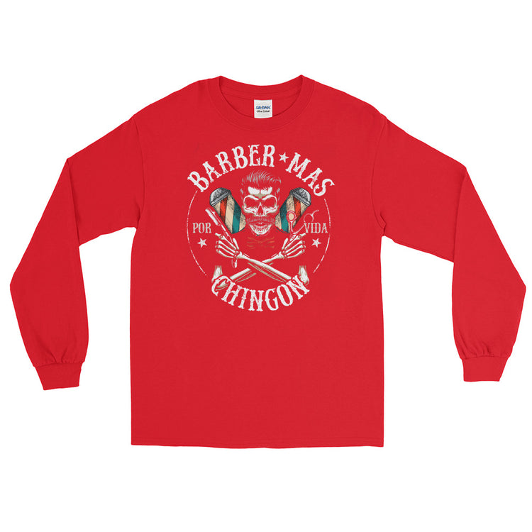 Barber Mas Chingon OG Long Sleeve T-Shirt