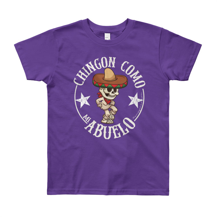 Youth Chingon Como Mi Abuelo Short Sleeve T-Shirt