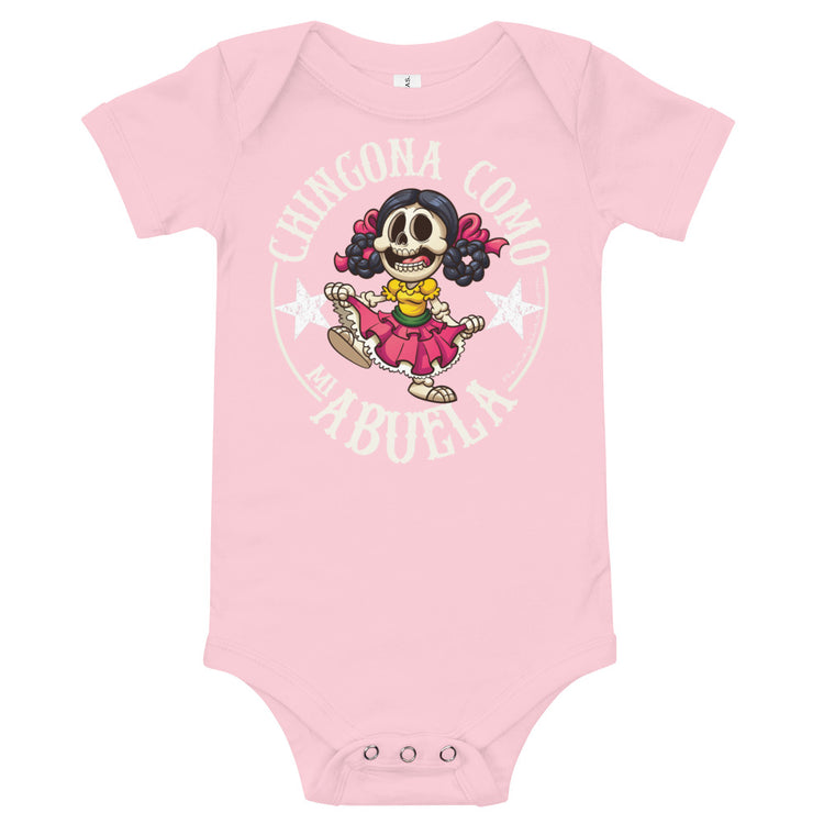 Chingona Como Mi Abuela Mother's Day Baby Onesie