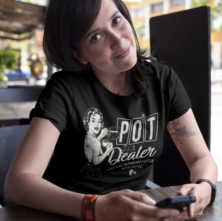 Premium Pot Dealer Coffee Lovers Unisex T-shirt