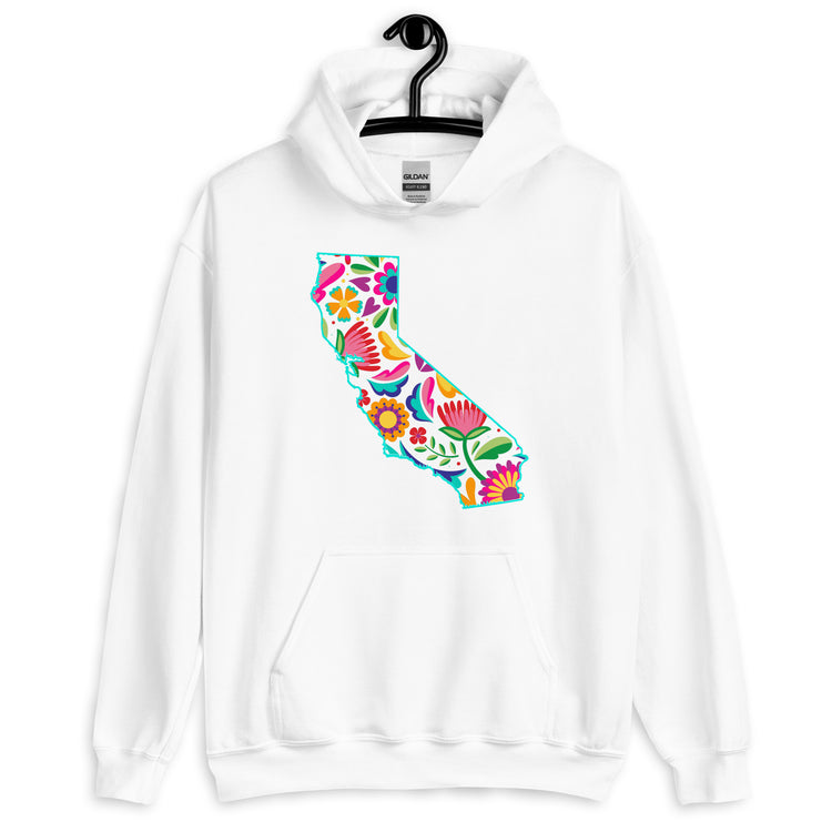 California Dreamin' Floral State Hoodie