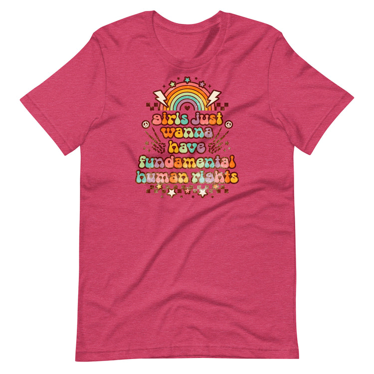 Premium Girls Just Wanna Have Fun- t-shirt