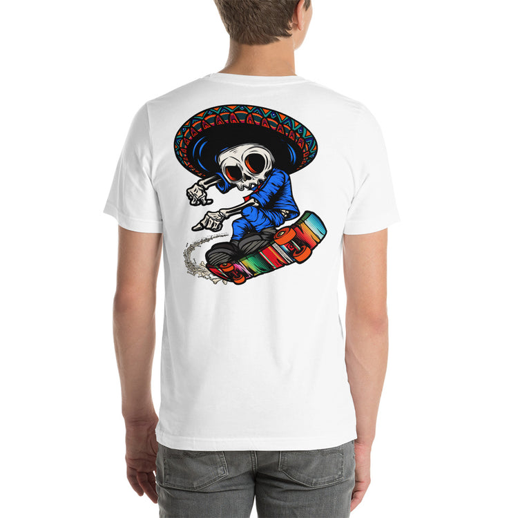 Deluxe Con Pinche Ganas Ripper Calacas t-shirt ( Front & Back Print )