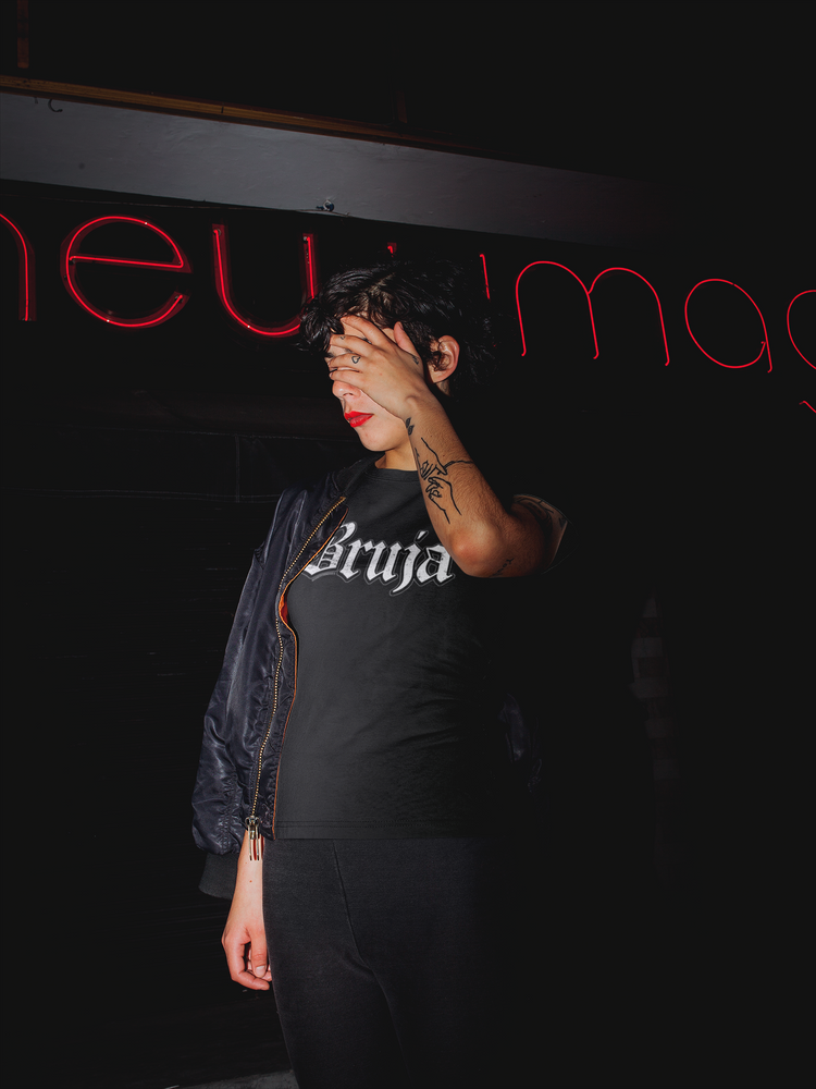 Bruja Vintage Text Only Chingona T-Shirt