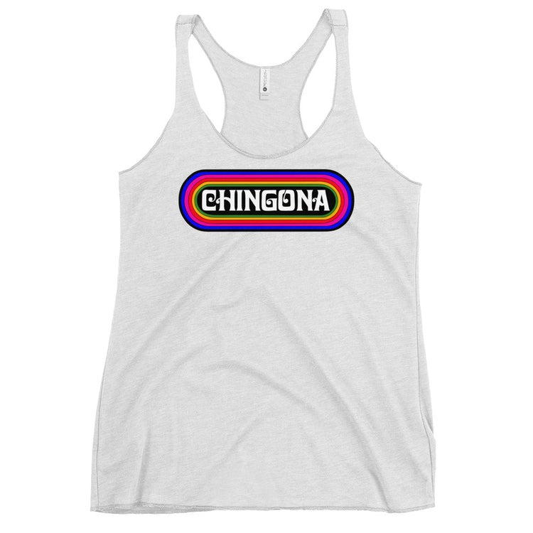 Chingona Retro Women's Racerback Tank