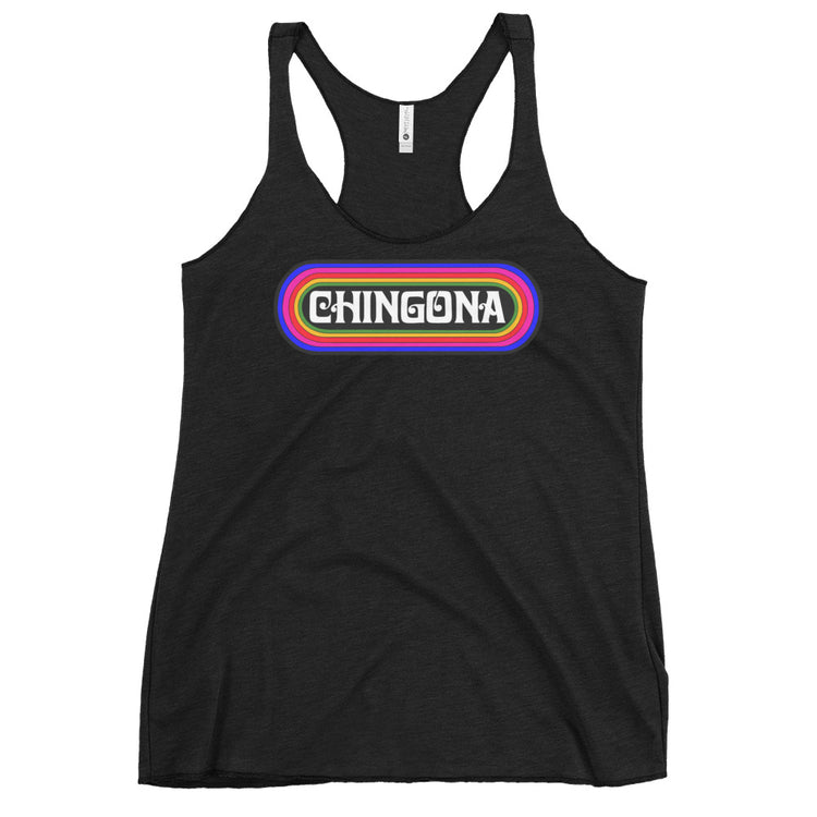 Chingona Retro Women's Racerback Tank
