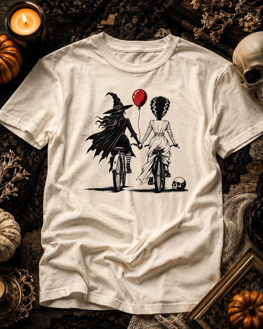 Besties For The Resties Witchy & Liz Halloween Tee