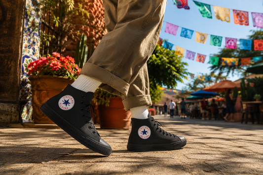 OG Chicano All Star Black ( Black or White Sole )