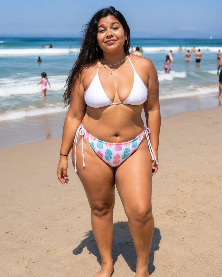 Pastel Piña - String Bikini Bottom