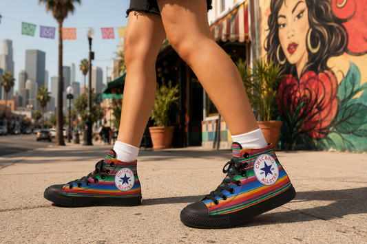 OG Chicano All Star Serapes ( Black or White Sole )