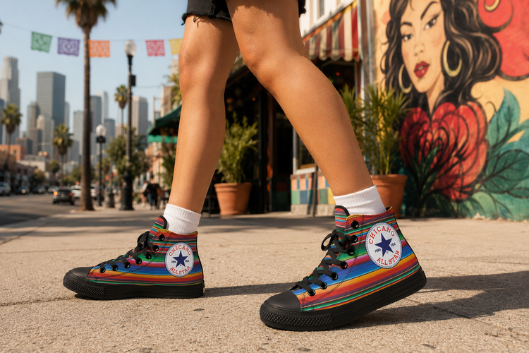 OG Chicano All Star Serapes ( Black or White Sole )