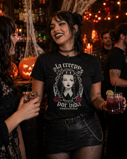 La Creepy Por Vida Goth T-Shirt