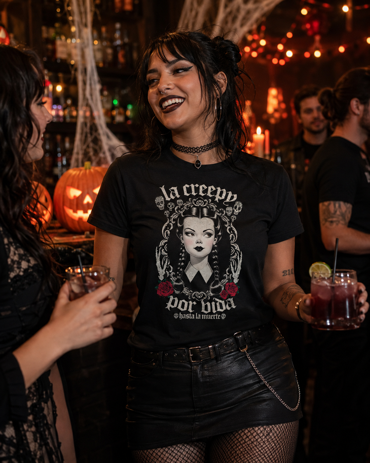 La Creepy Por Vida Goth T-Shirt