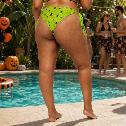 Neon Web Bikini Bottoms