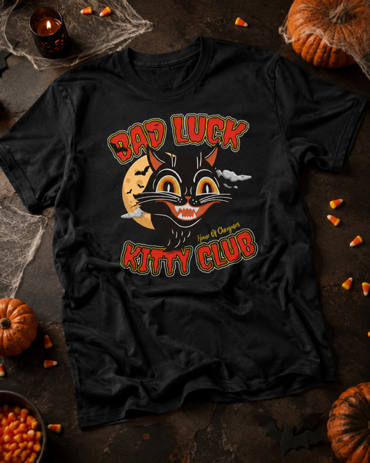 Bad Luck Kitty Unisex Halloween T-Shirt
