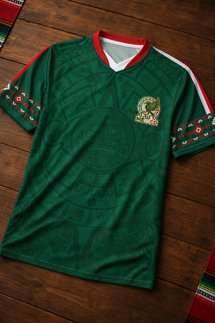 Azteca Xiuhpohualli Mexico Fútbol Jersey