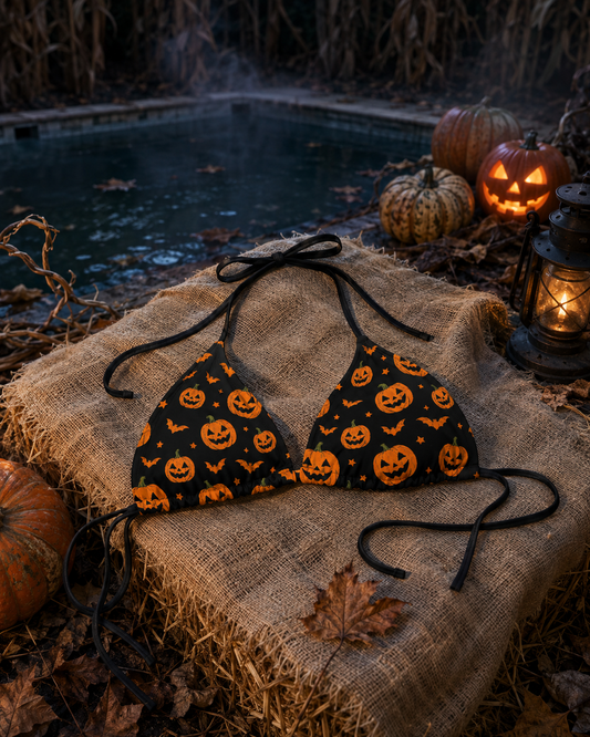 Pumpkin Patch Swim Top