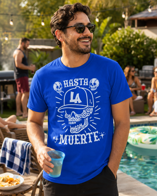 Hasta LA Muerte Royal Blue T-Shirt