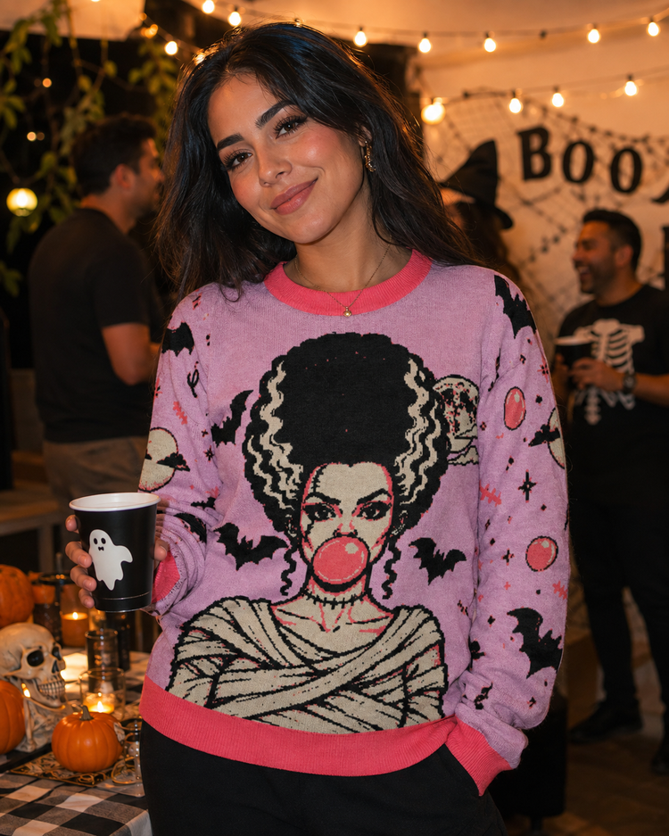 Bubble Gum Liz Knitted Sweater